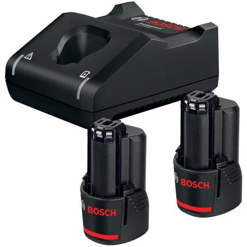 Стартов комплект 2 батерии Bosch GBA 12V 3.0Ah + зарядно GAL 12V-40 Стартов комплект 2 батерии Bosch GBA 12V 3.0Ah + зарядно GAL 12V-40
