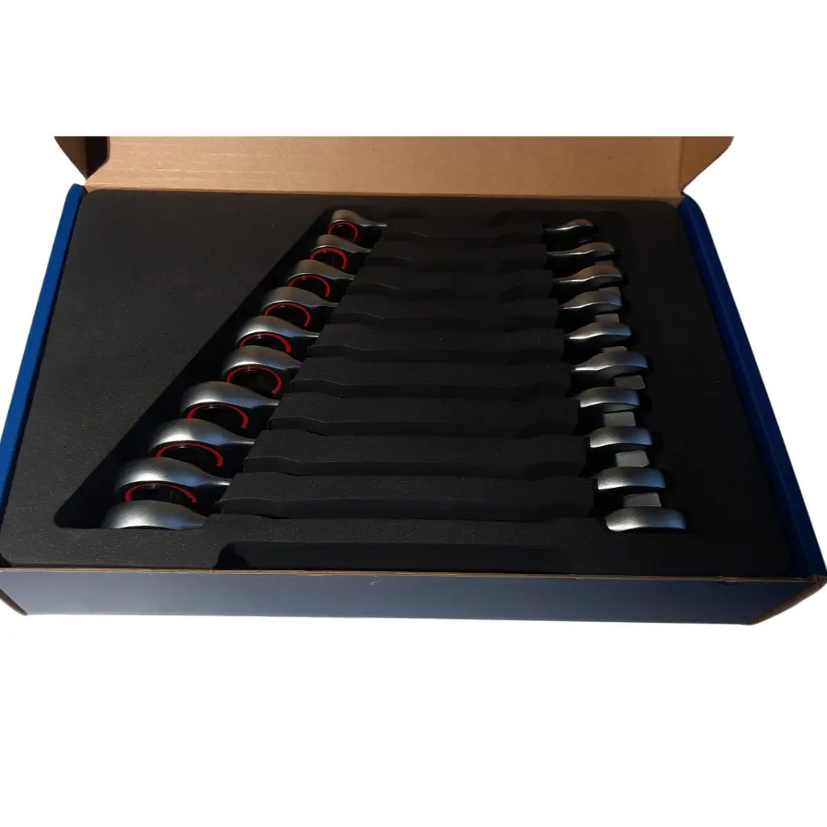 Гаечни ключове с тресчотка Bosch Ratchet Spanner Set 10 части 1600A02AU0