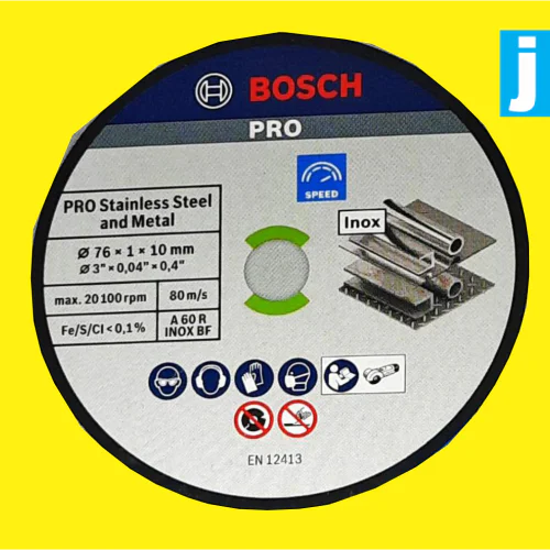 Диск за метал Expert for Inox ф76х10х1.0мм - 5бр Bosch 