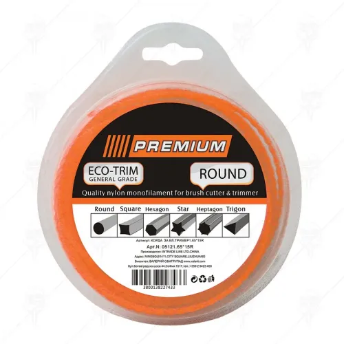 Корда за мото тример 2,4х15 квадрат