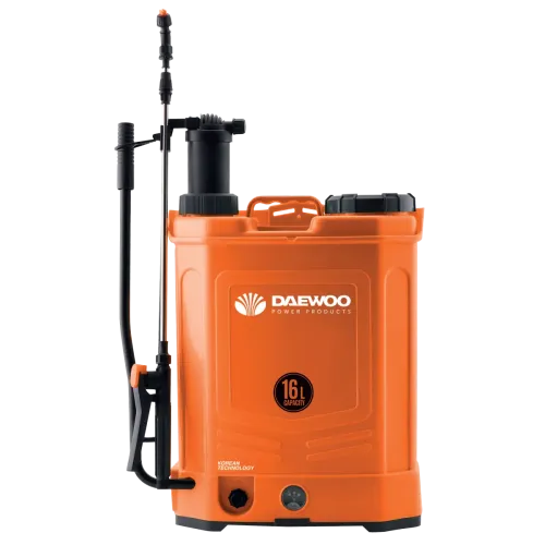 Акумулаторна пръскачка 16 л, 2 в 1 DAEWOO DAMBSP16L, 12V, 8Ah, 4 бара - 3 дюзи