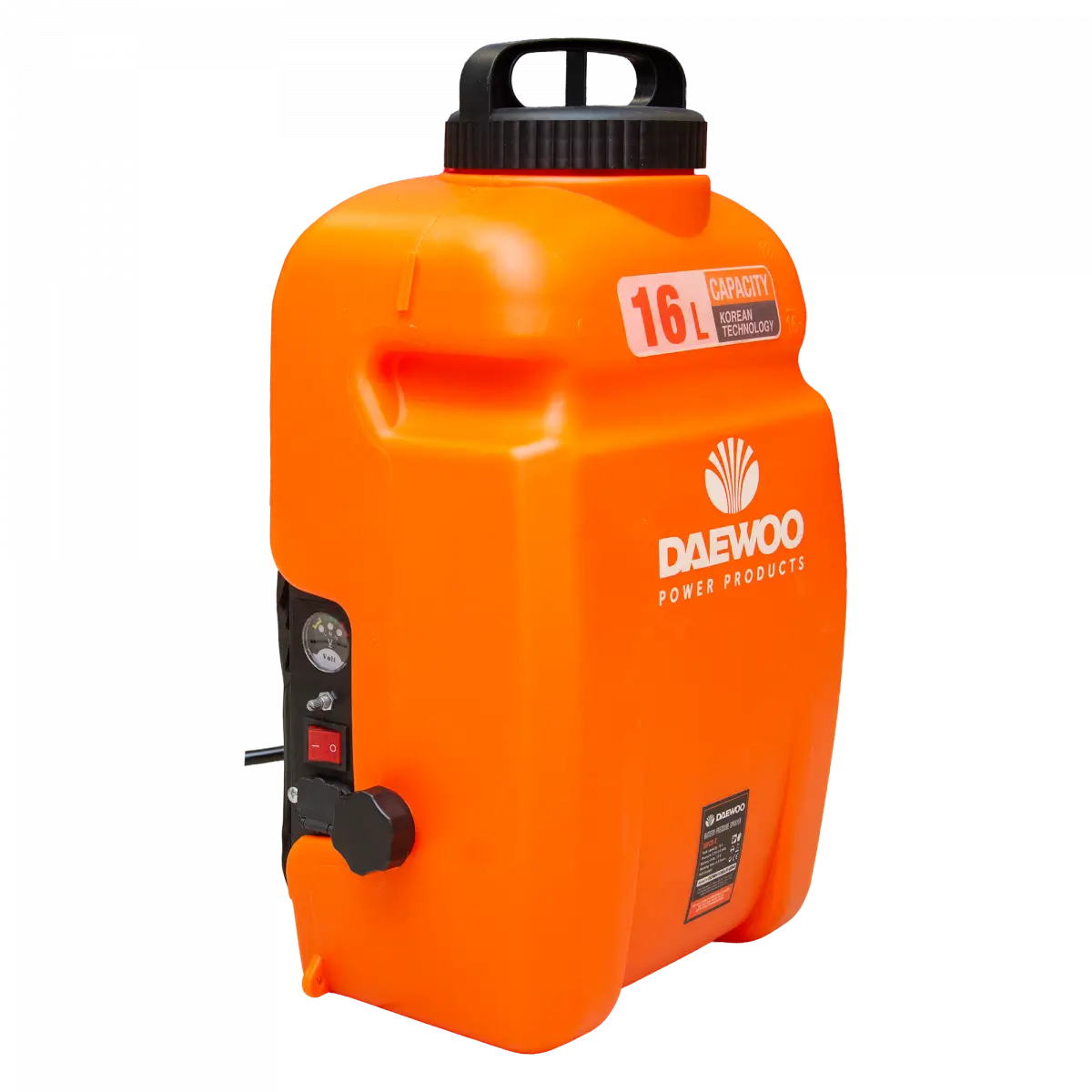 Акумулаторна пръскачка DAEWOO DAPS16-B, 16 л, 12 V, 8 Ah, с батерия и зарядно DAPS16-B
