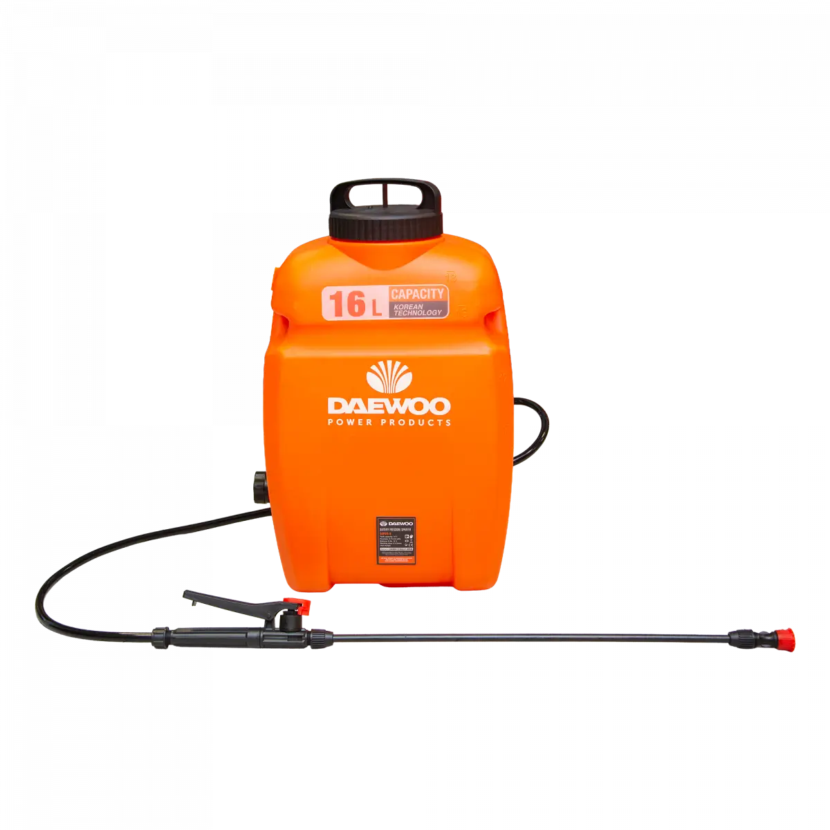 Акумулаторна пръскачка DAEWOO DAPS16-B, 16 л, 12 V, 8 Ah, с батерия и зарядно DAPS16-B