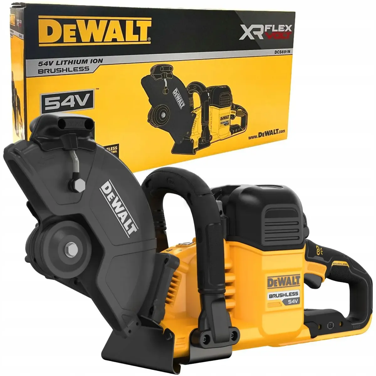 Акумулаторен фугорез DeWALT DCS691N, 54V, 230мм FLEXVOLT XR