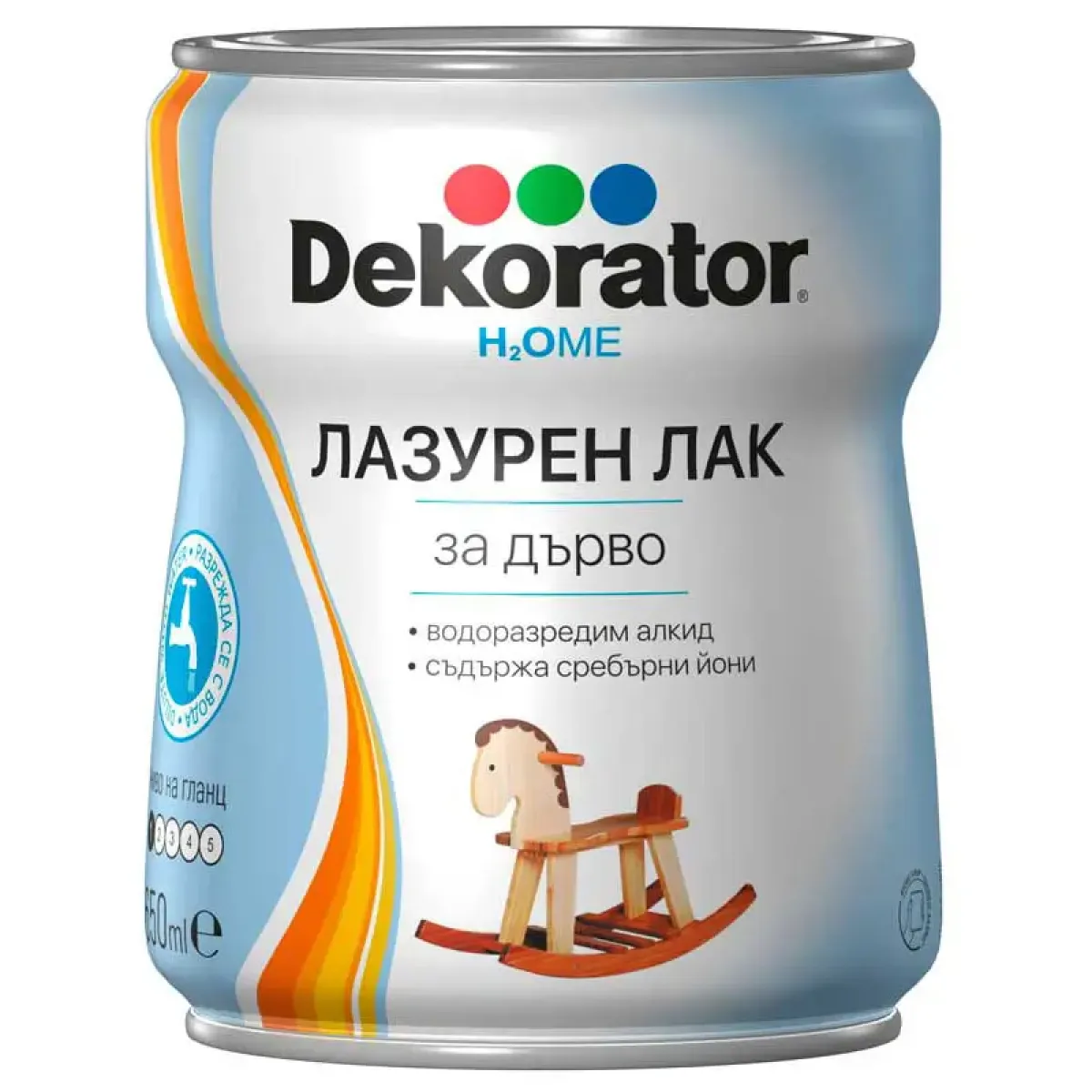 Декоратор емайллак супергланц водоразредим БЯЛ - 0,75мл j051360