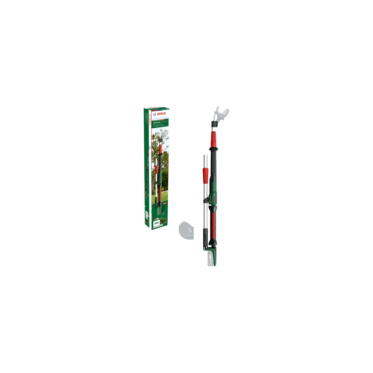 Акумулаторна ножица за клони Bosch AdvancedPrune 18V-45, с батерия 2.0 Ah и зарядно 06008C5000