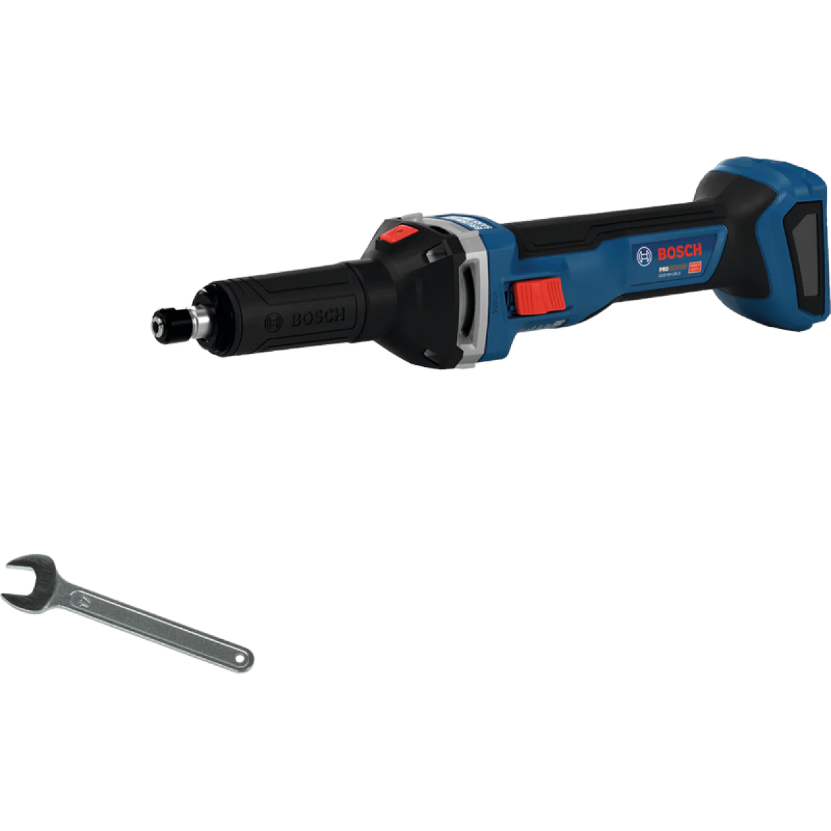 Акумулаторен прав шлайф Bosch GGS 18V-28LS, без батерия и зарядно устройство 06019T2001