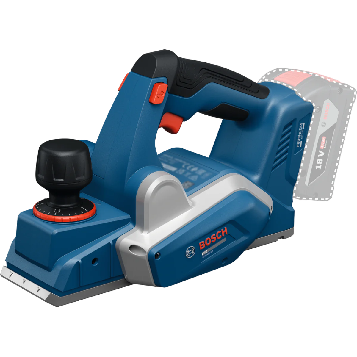 Акумулаторно ренде Bosch GHO 18V-20, в L-Boxx 06015B5201