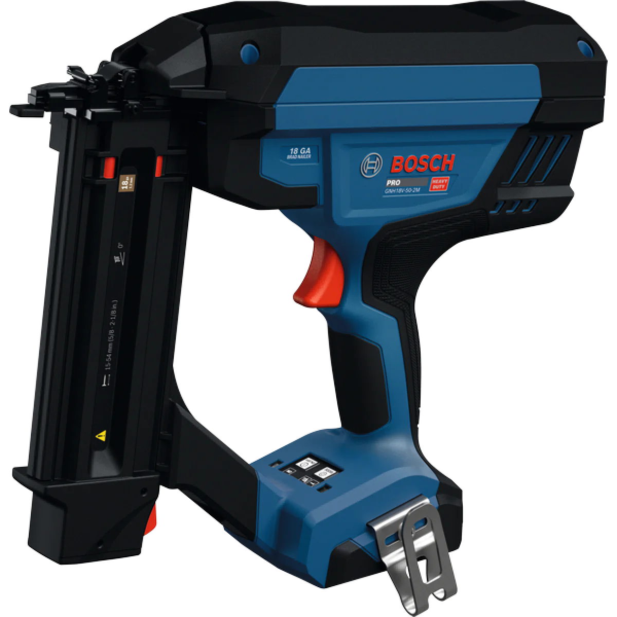 Акумулаторен такер Bosch PRO GNH 18V-50-2M, 1.2 мм, за пирони 16-50мм, в кутия 0601482C00