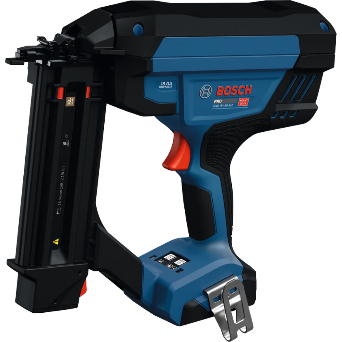 Акумулаторен такер Bosch PRO GNH 18V-50-2M, 1.2 мм, за пирони 16-50мм, в кутия 0601482C00