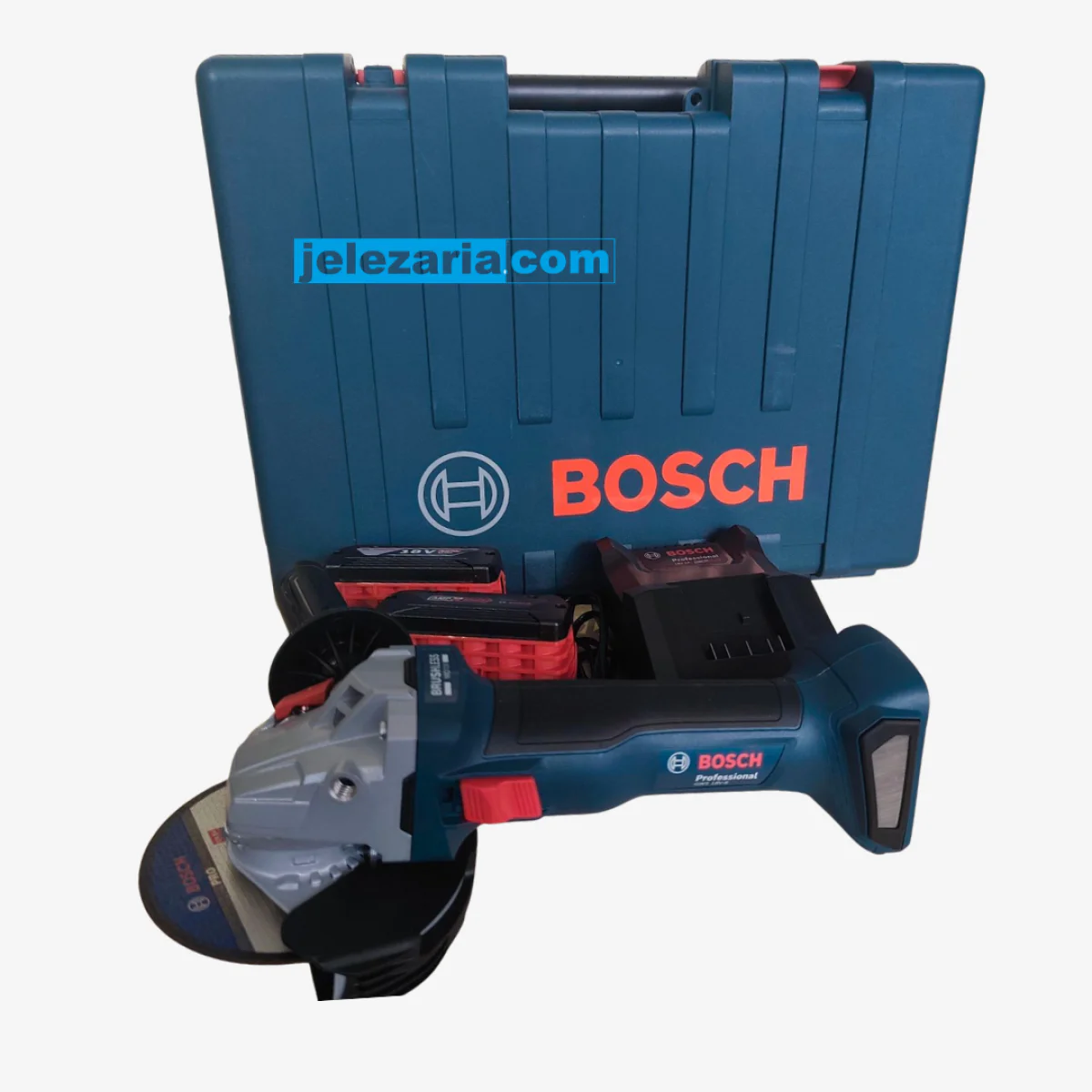 Акумулаторен ъглошлайф Bosch GWS 18V-8 125 мм 2 бат 4Ah, зарядно и куфар 06019N9020 Акумулаторен ъглошлайф Bosch GWS 18V-8 125 мм 2 бат 4Ah, зарядно и куфар 06019N9020