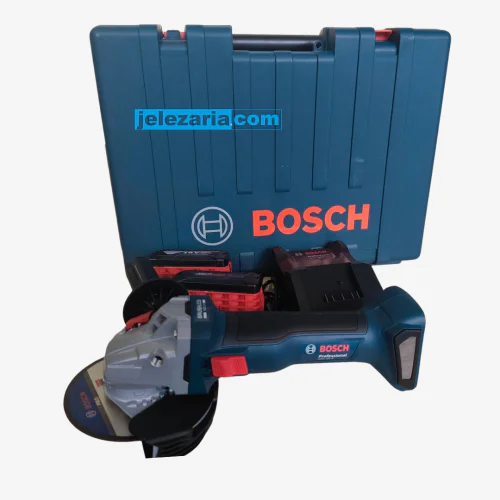 Акумулаторен ъглошлайф Bosch GWS 18V-8 125 мм 2 бат 4Ah, зарядно и куфар