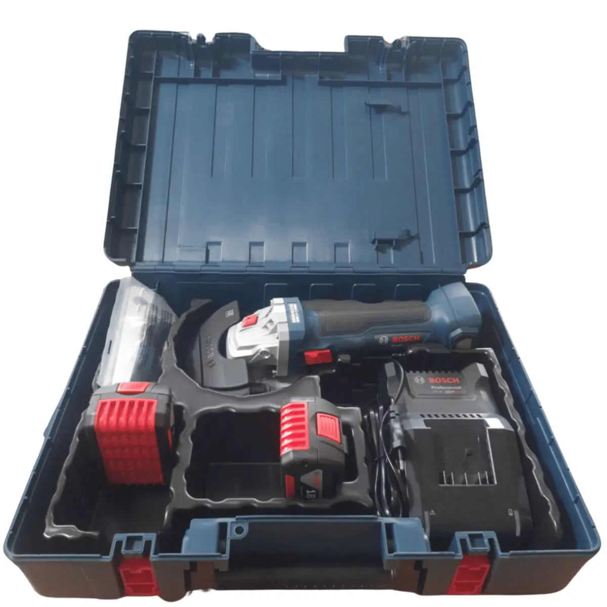 Акумулаторен ъглошлайф Bosch GWS 180-LI, 125мм 2x4Ah - GAL 18V-40 06019H9021