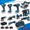 Акумулаторен комплект Bosch 10 бр 0615A500EH,18V,3х5Ah батерии, зарядно и чанта