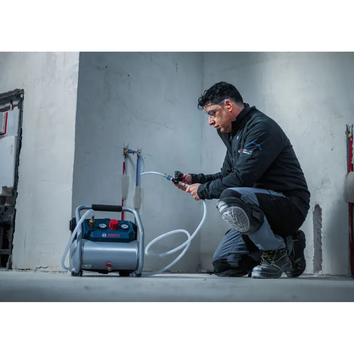 Акумулаторен компресор Bosch GKO18V-51, 0601492000