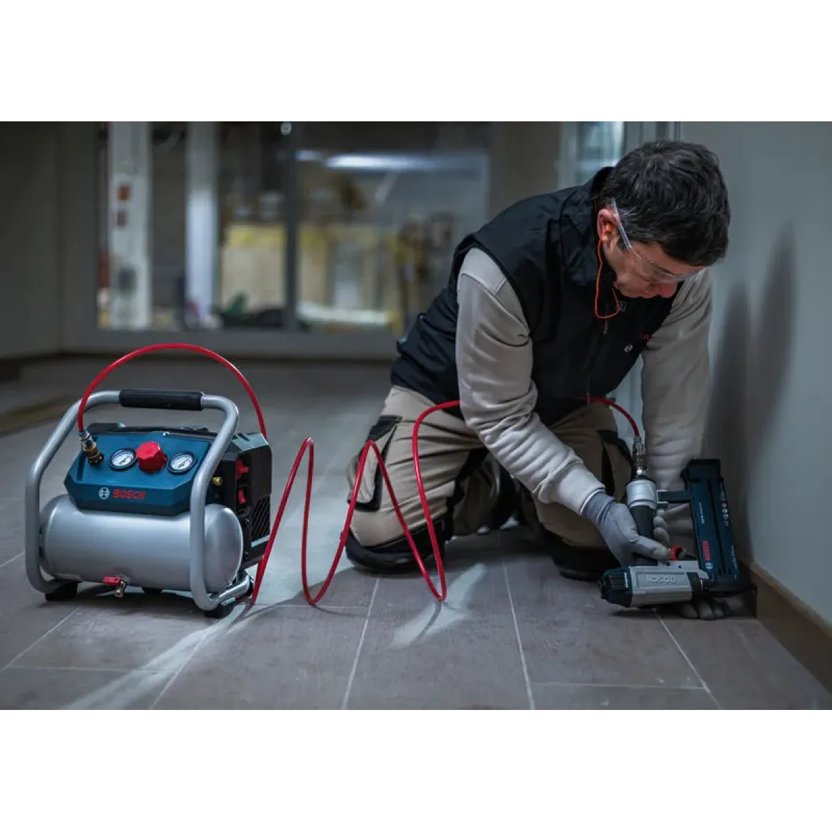 Акумулаторен компресор Bosch GKO18V-51, 0601492000