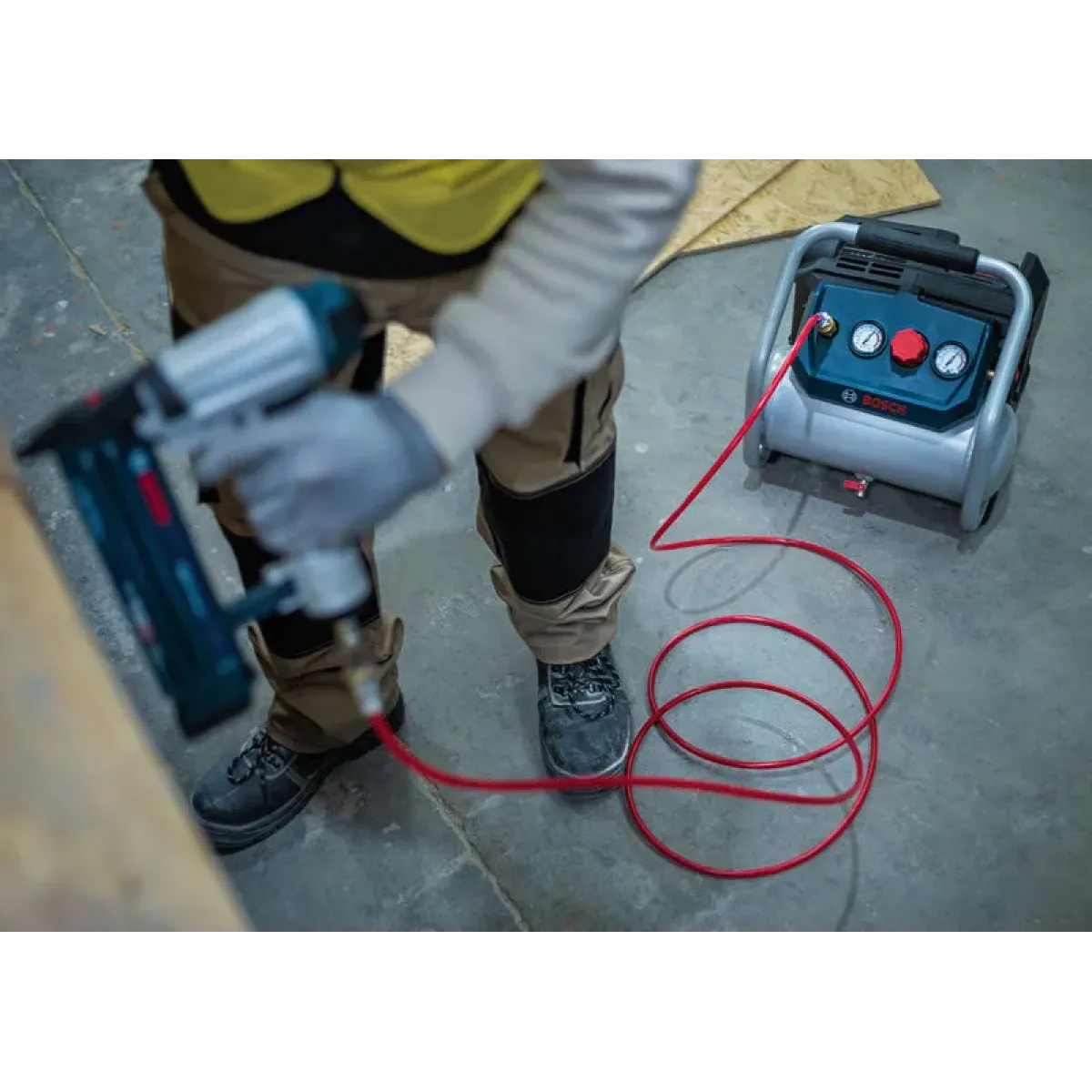 Акумулаторен компресор Bosch GKO18V-51, 0601492000