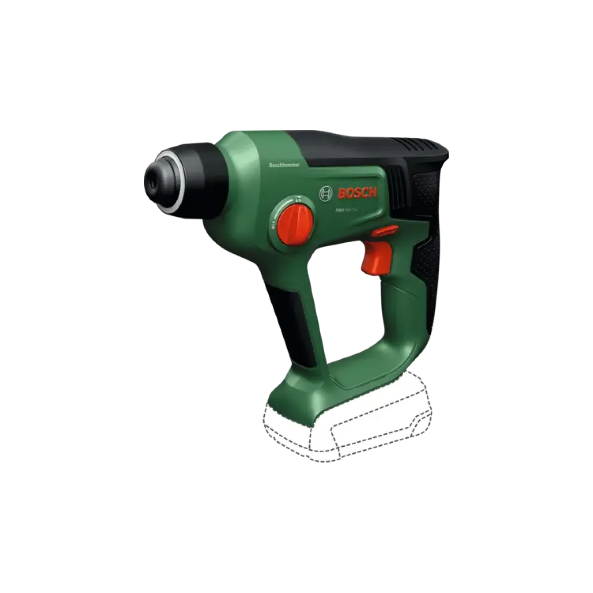 Акумулаторен перфоратор Bosch PBH 18V-14, SDS-plus, без батерия и зарядно устройство