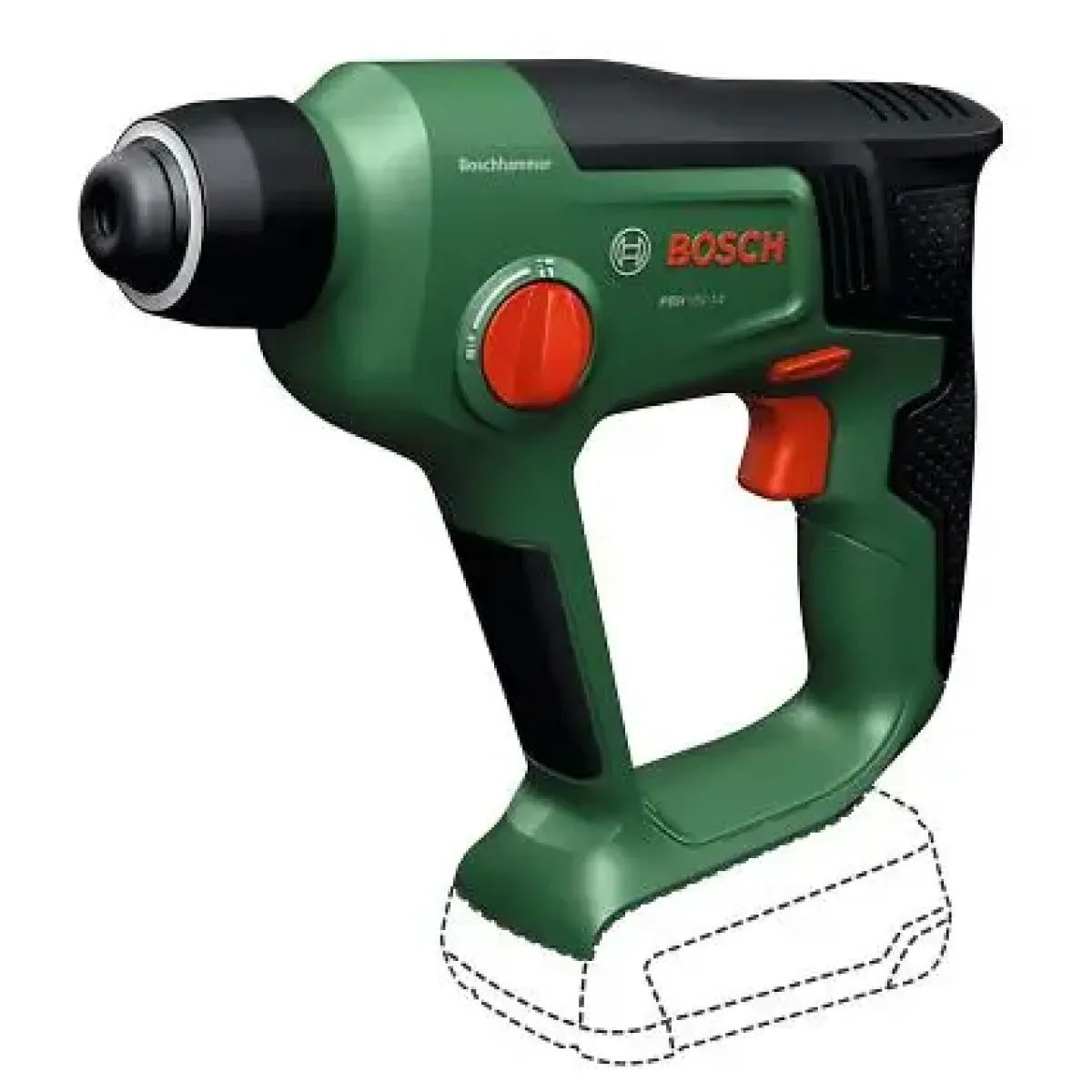 Акумулаторен перфоратор Bosch PBH 18V-14, SDS-plus, без батерия и зарядно устройство