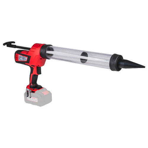 Акумулаторен пистолет за силикон Raider RDP-CCG20 600ml, 4500N, R20, без батерия и зарядно
