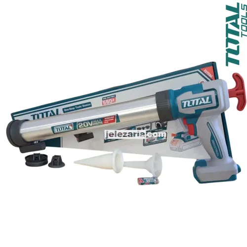 Акумулаторен пистолет за картуш TOTAL INDUSTRIAL TCGLI2003, 20 V, 600 ml, без батерия