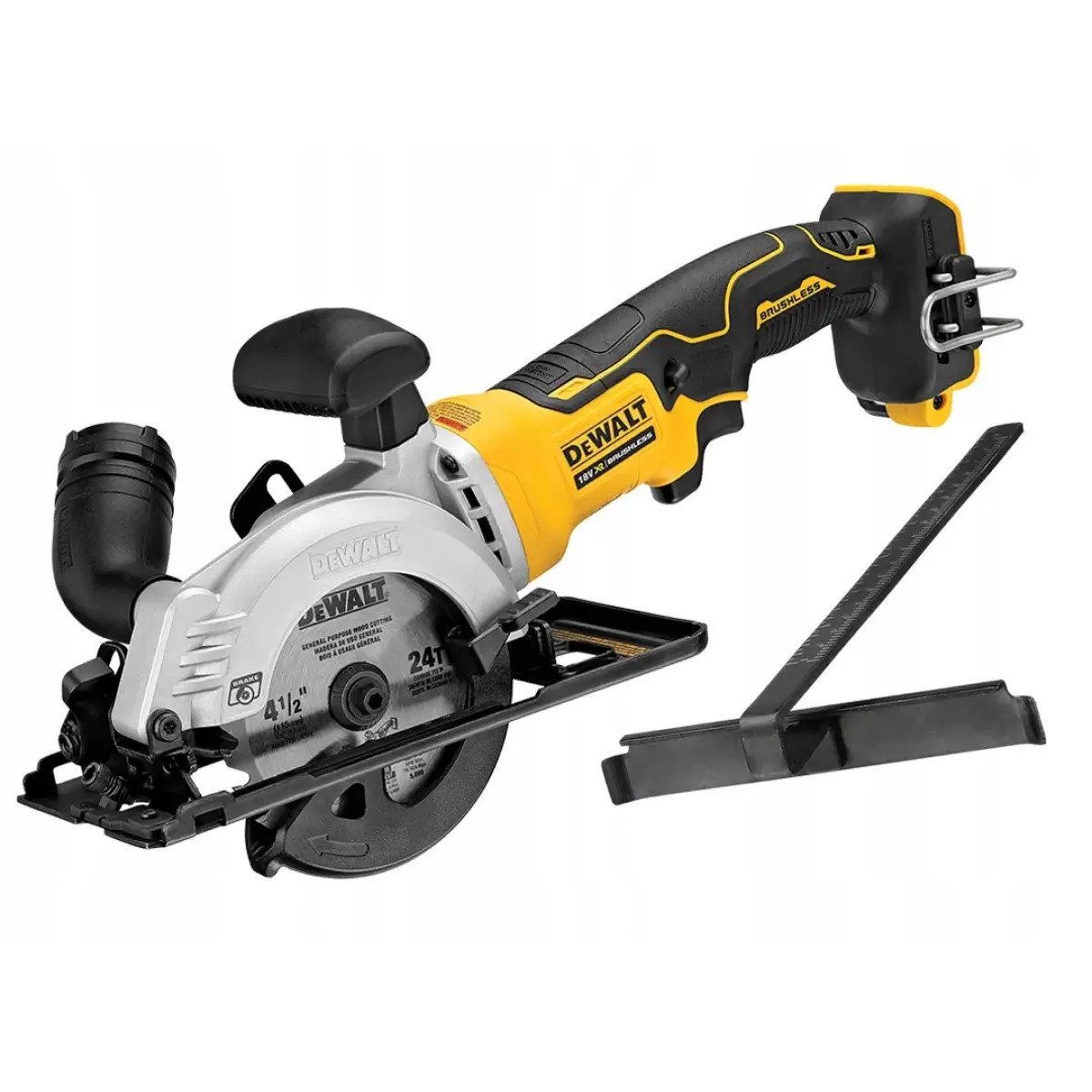 Акумулаторен ръчен циркуляр DеWALT DCS571NT, ф115мм, без батерия и зарядно в куфар