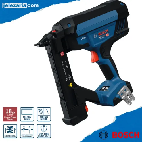 Акумулаторен такер за дърво Bosch GTH 18V-38-2 M, 18GA