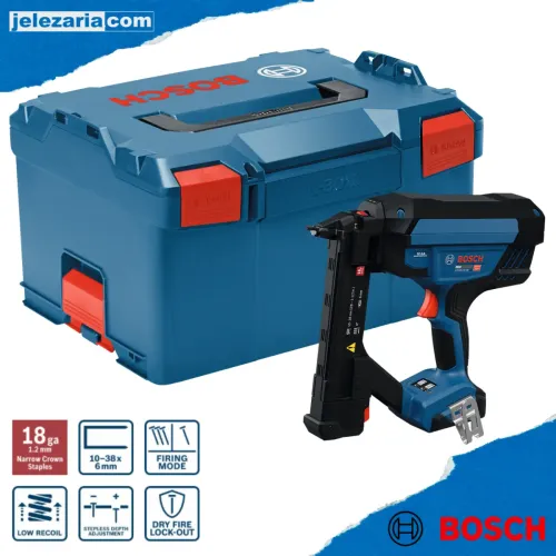 Акумулаторен такер за дърво Bosch GTH 18V-38-2 M, в L-Boxx 18GA