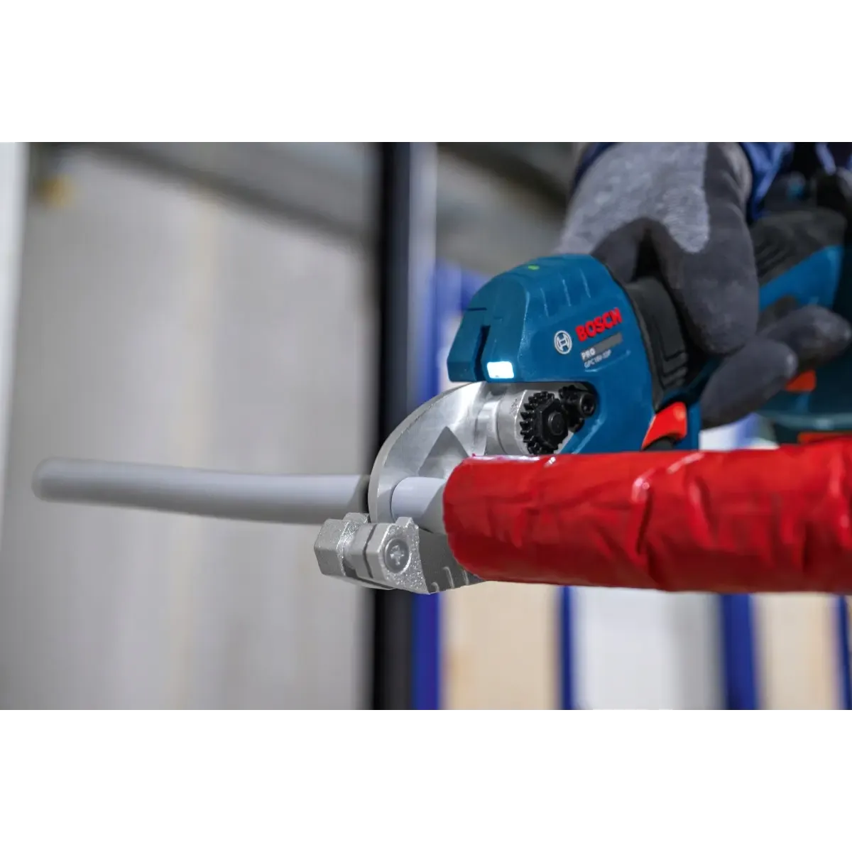 Акумулаторен тръборез Bosch GPC18V-32P Solo, до Ø32мм, в L-BOXX 06019S2001