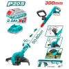 Акумулаторен тример за трева TOTAL TGTLI203285, 1 бр х 20 V, 2 Ah