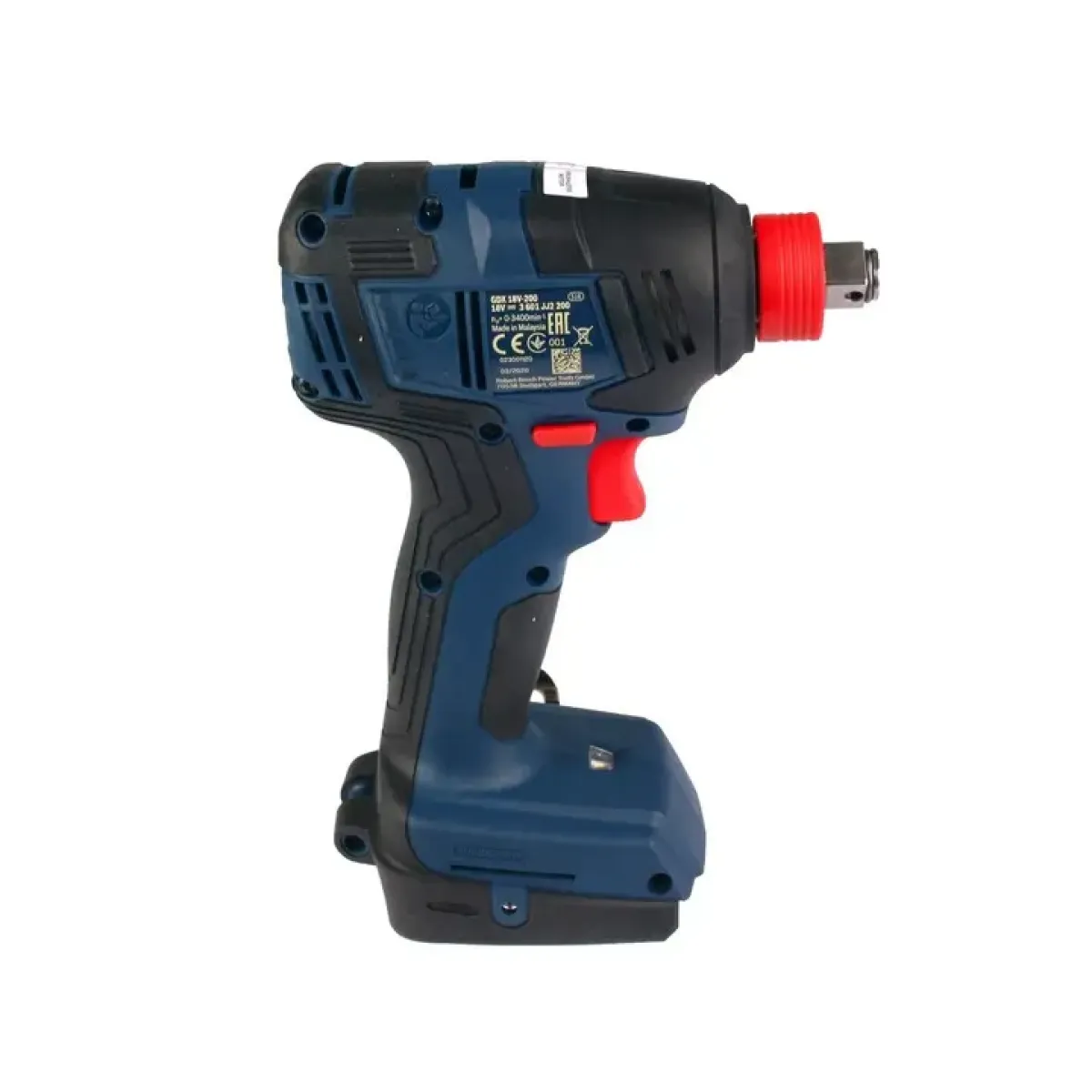 Акумулаторен ударен гайковерт Bosch GDX 18V-200 - 200 Nm, без батерии и зарядно 06019J2204