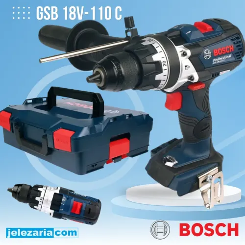 Акумулаторен ударен винтоверт Bosch GSB 18V-110 C Solo - без батерия и зарядно