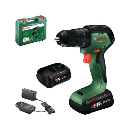 Акумулаторен ударен винтоверт Bosch PSB 18V-60, 2x2.5Ah, в куфар
