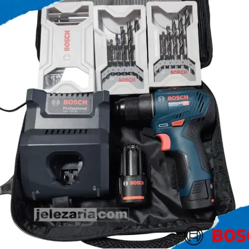 Акумулаторен винтоверт Bosch GSR 12V-30 с 39 бр. консумативи