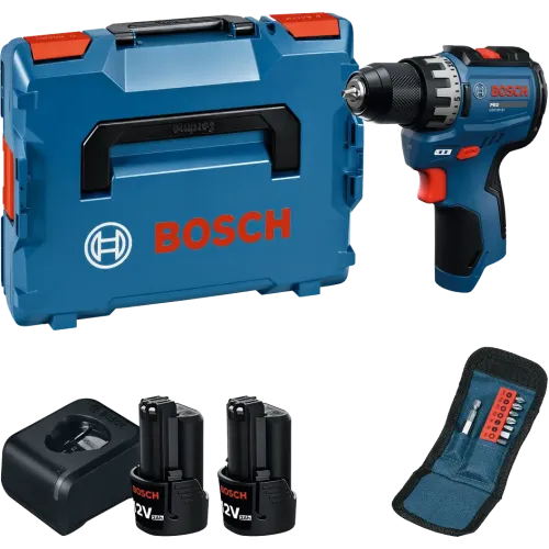 Акумулаторен винтоверт Bosch GSR12V-31, 12V, 31Nm, 2x2.0Ah, в L-Boxx