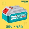 Акумулаторна батерия TOTAL Industrial, Li-Ion, 20 V, 4.0 Ah