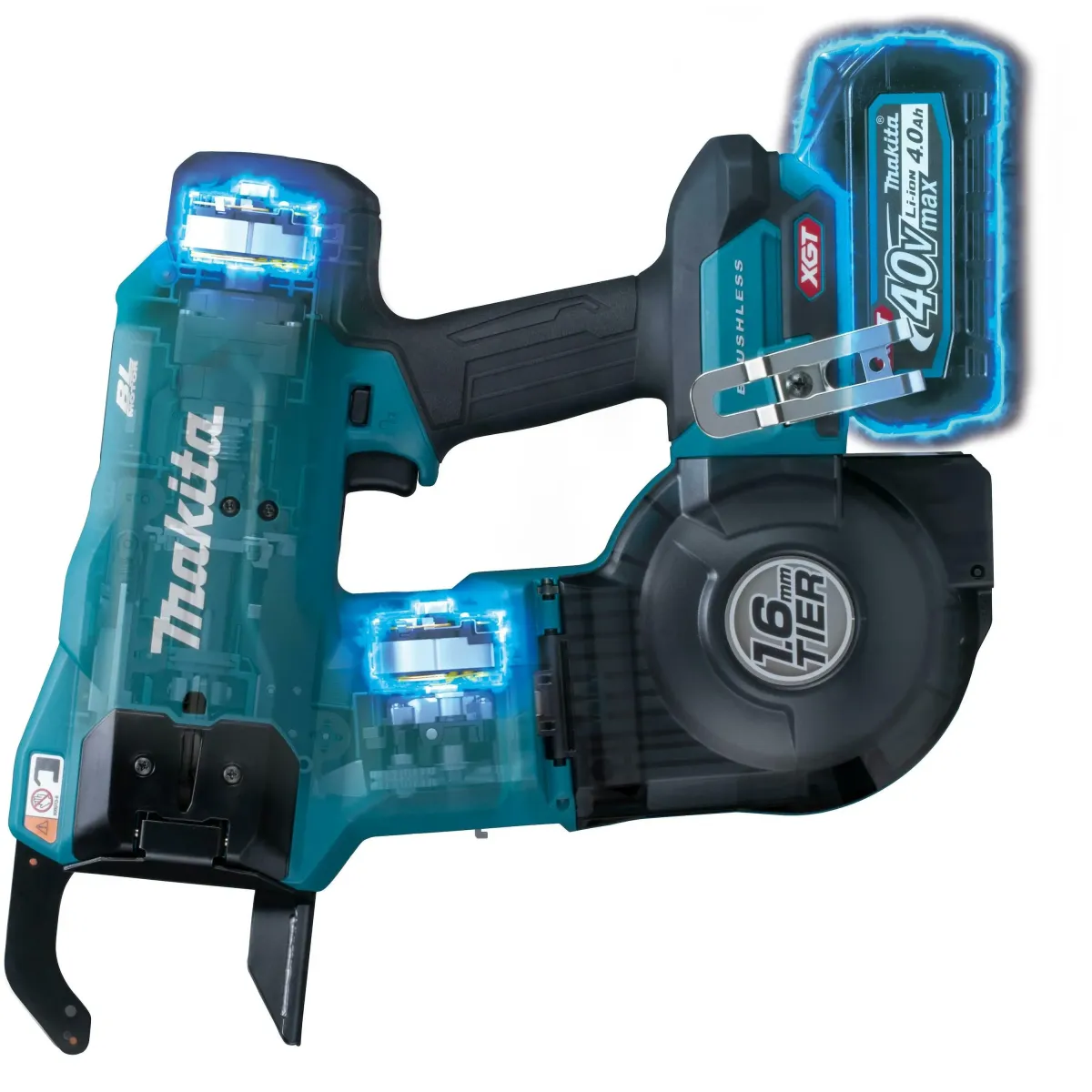 Акумулаторна машина за връзване на арматура Makita TR001GZ, XGT, 40 V, 1.6 мм, с куфар, без батерия и зарядно TR001GZ