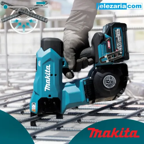 Акумулаторна машина за връзване на арматура Makita TR001GZ, XGT, 40 V, 1.6 мм, с куфар, без батерия и зарядно
