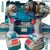Комплект акумулаторни гайковерти TOTAL TOSLI260285E 20 V, 2 x 4.0 Ah TOSLI260285E