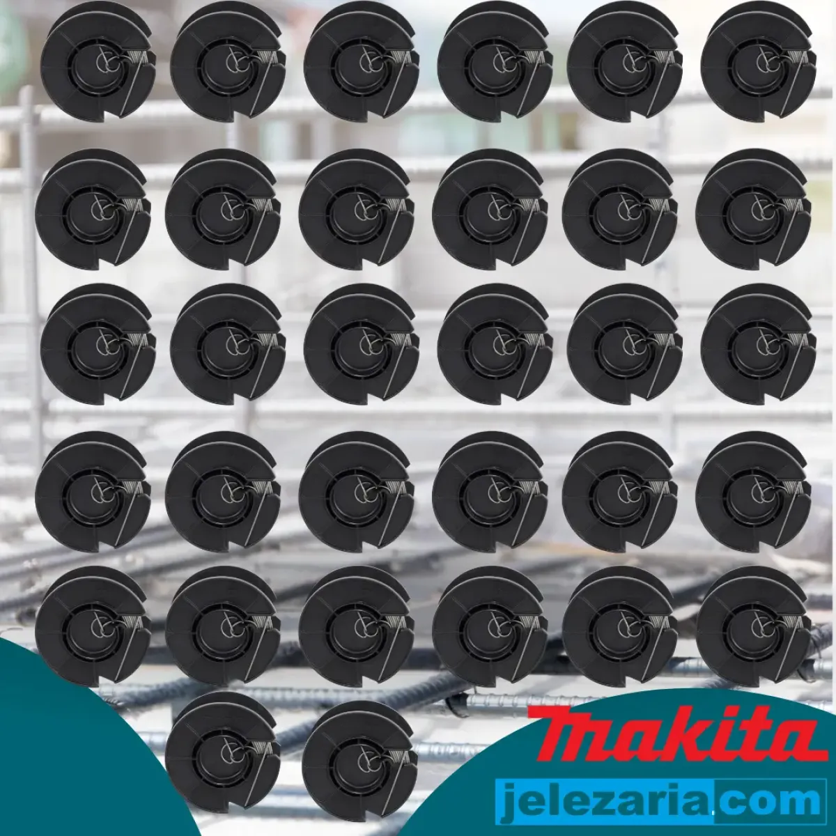 Арматурна тел за машина за връзване на арматура Makita TR001GZ - 1.6 мм - 32 бр