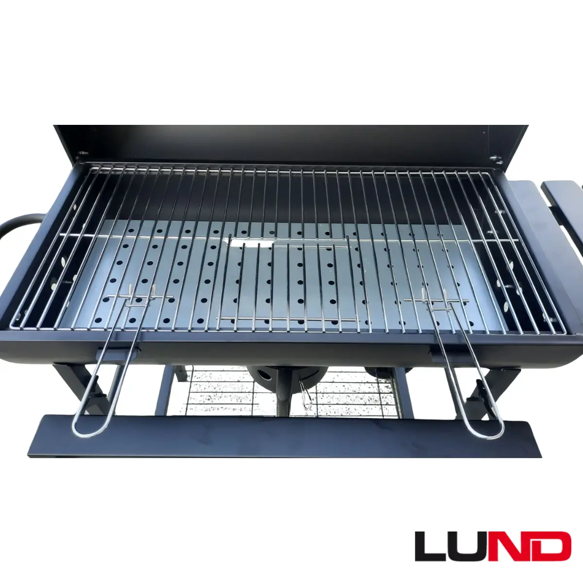 Градинско барбекю на дървени въглища с капак LUND 99900, 71 x 35 см 99900