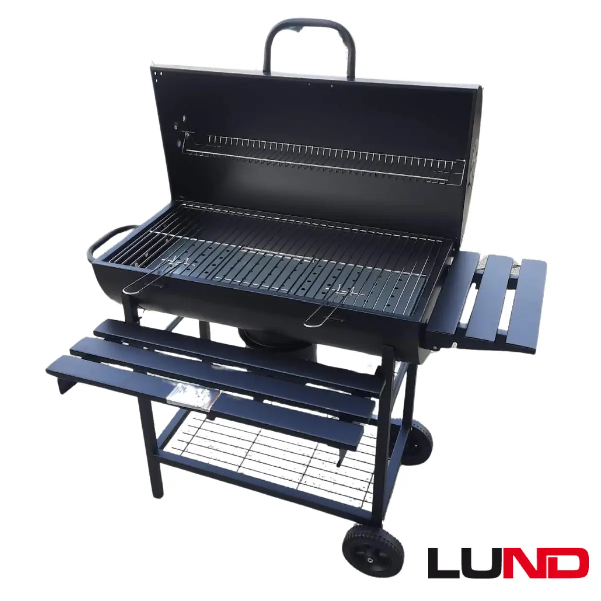 Градинско барбекю на дървени въглища с капак LUND 99900, 71 x 35 см 99900