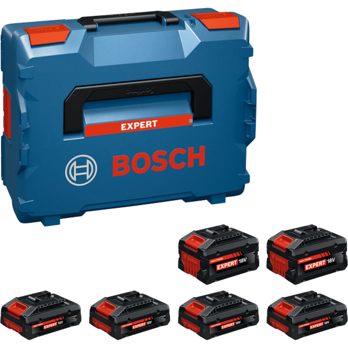 Bosch EXPERT комплект 4xEXBA18V-40 + 2xEXBA18V-80 в L-BOXX 136 1600A0373G
