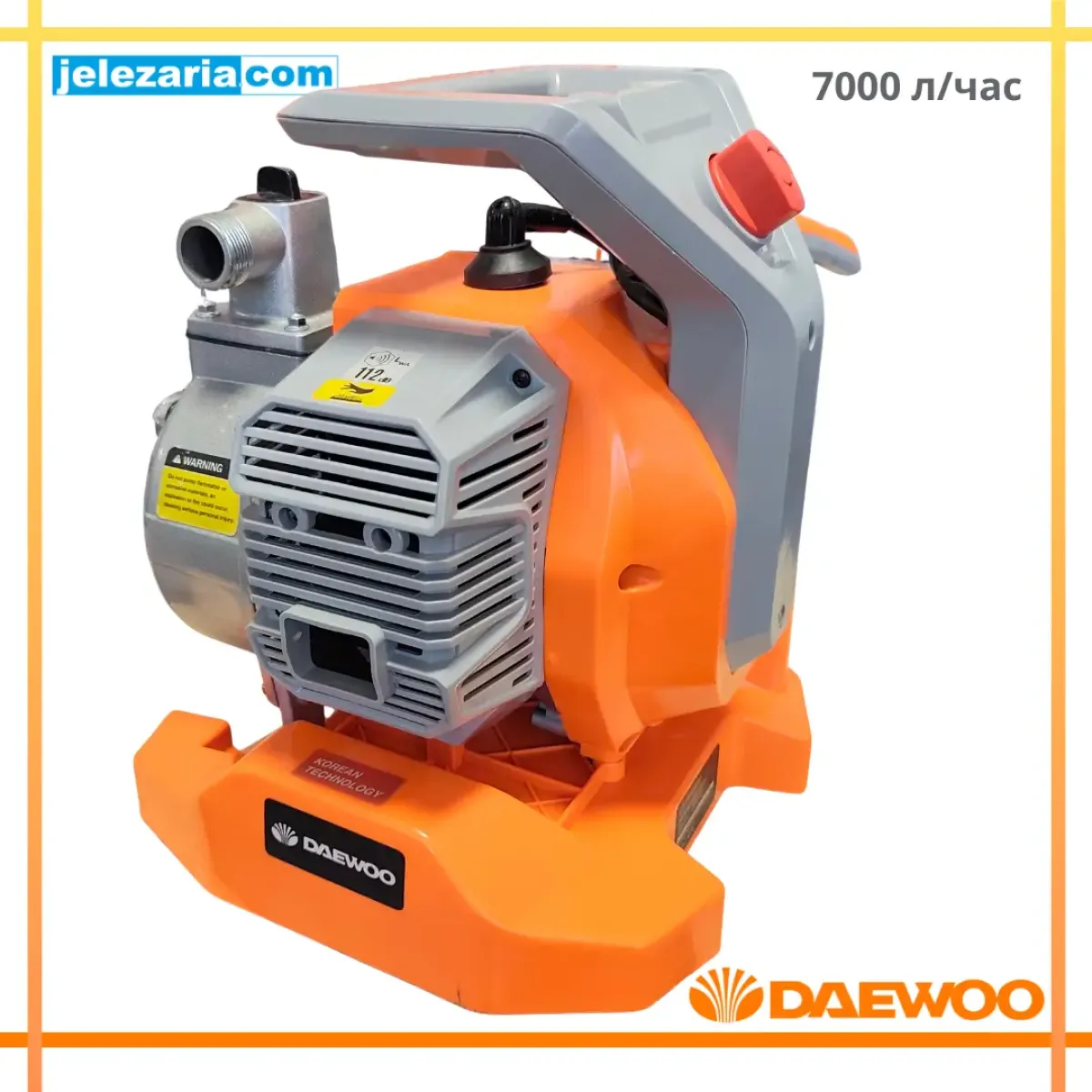 Бензинова водна помпа DAEWOO DAWP5200A, 1, 1.95 к.с., 7000 л/час DAWP5200A