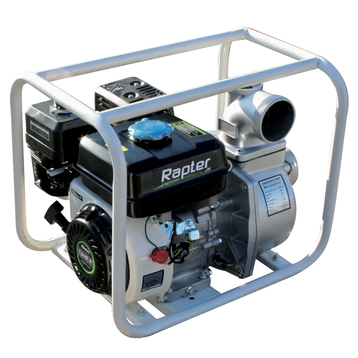 Бензинова водна помпа Rapter RR GP-300 7HP, 6м³/ч, 3 цола RR44435