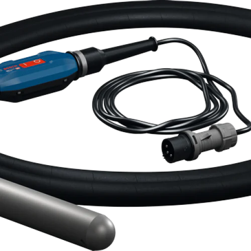 Акумулаторен вибратор за бетон Bosch GDI59-500, глава Ø59мм, маркуч 5м