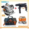 Комплект Бормашина DAID750, Циркуляр DACS1400 и чанта за инструменти DAEWOO COMBO DW3