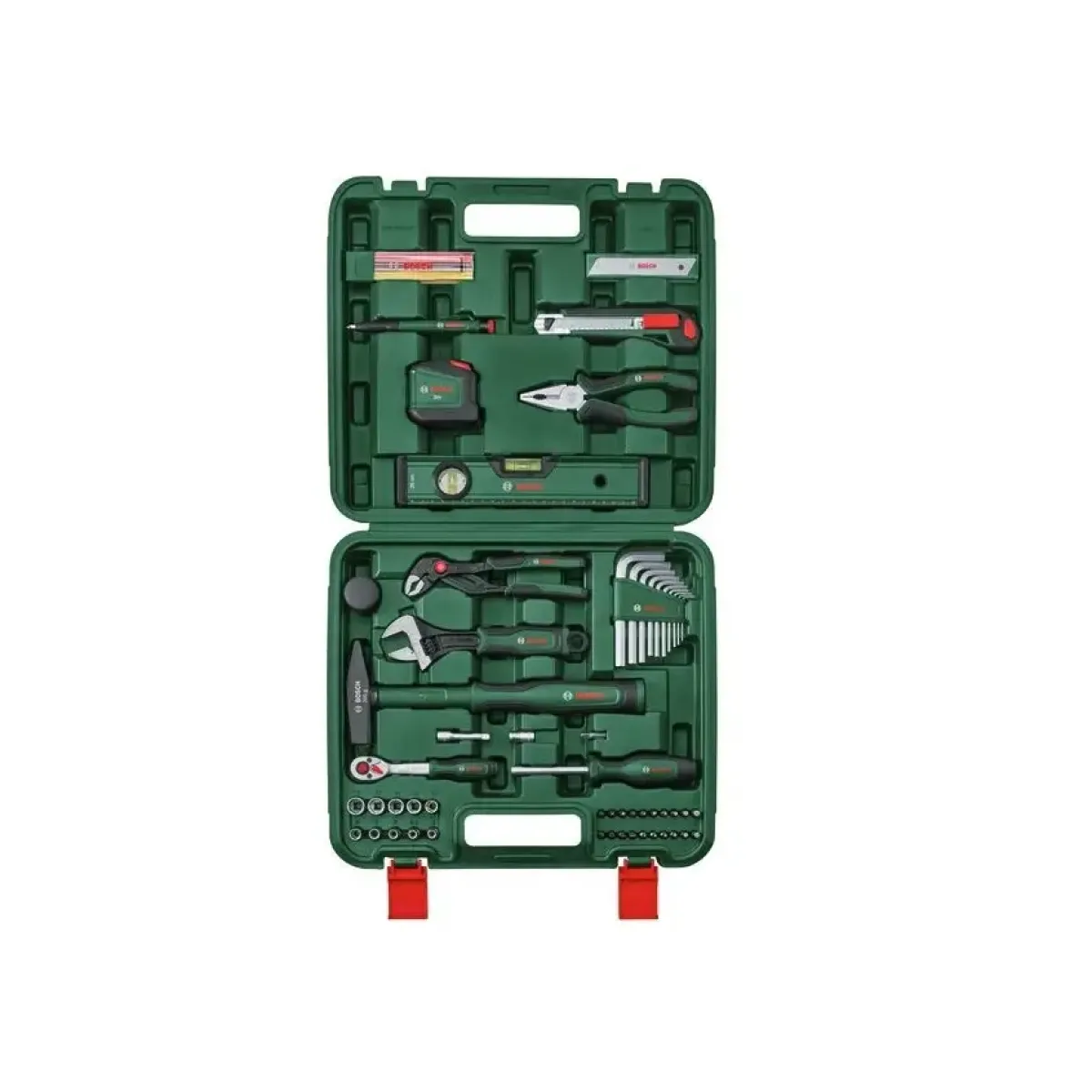 Комплект ръчни инструменти Bosch Advanced 1600A02ZB3, 64 части 1600A02ZB3