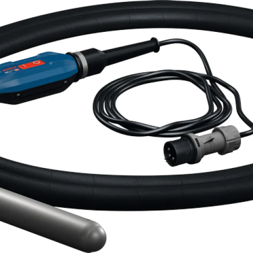 Акумулаторен вибратор за бетон Bosch GDI50-500, глава Ø50мм, маркуч 5м