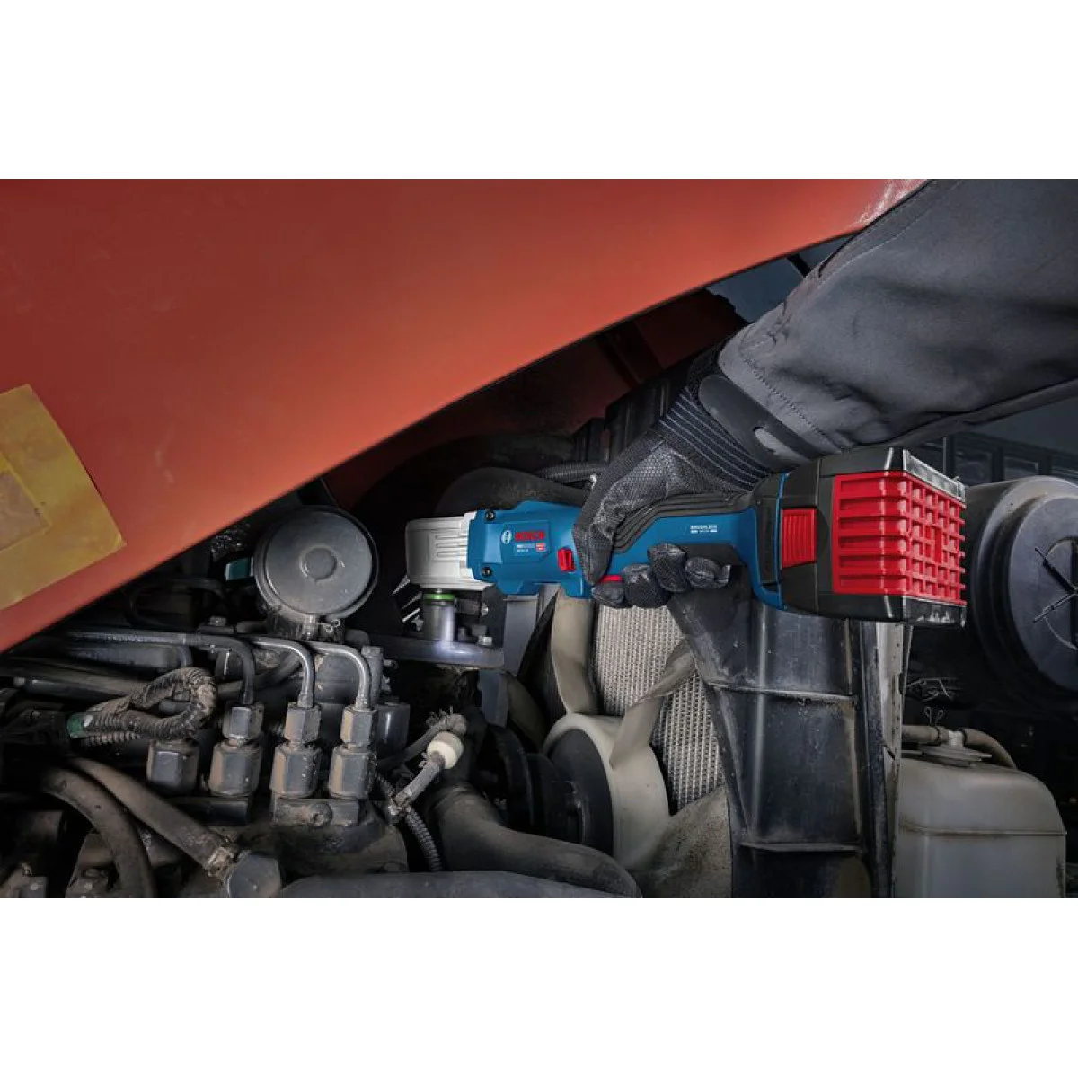 Акумулаторен ъглов гайковерт Bosch GRS 18V-330, 2x4.0Ah, в L-Boxx 06019R9002